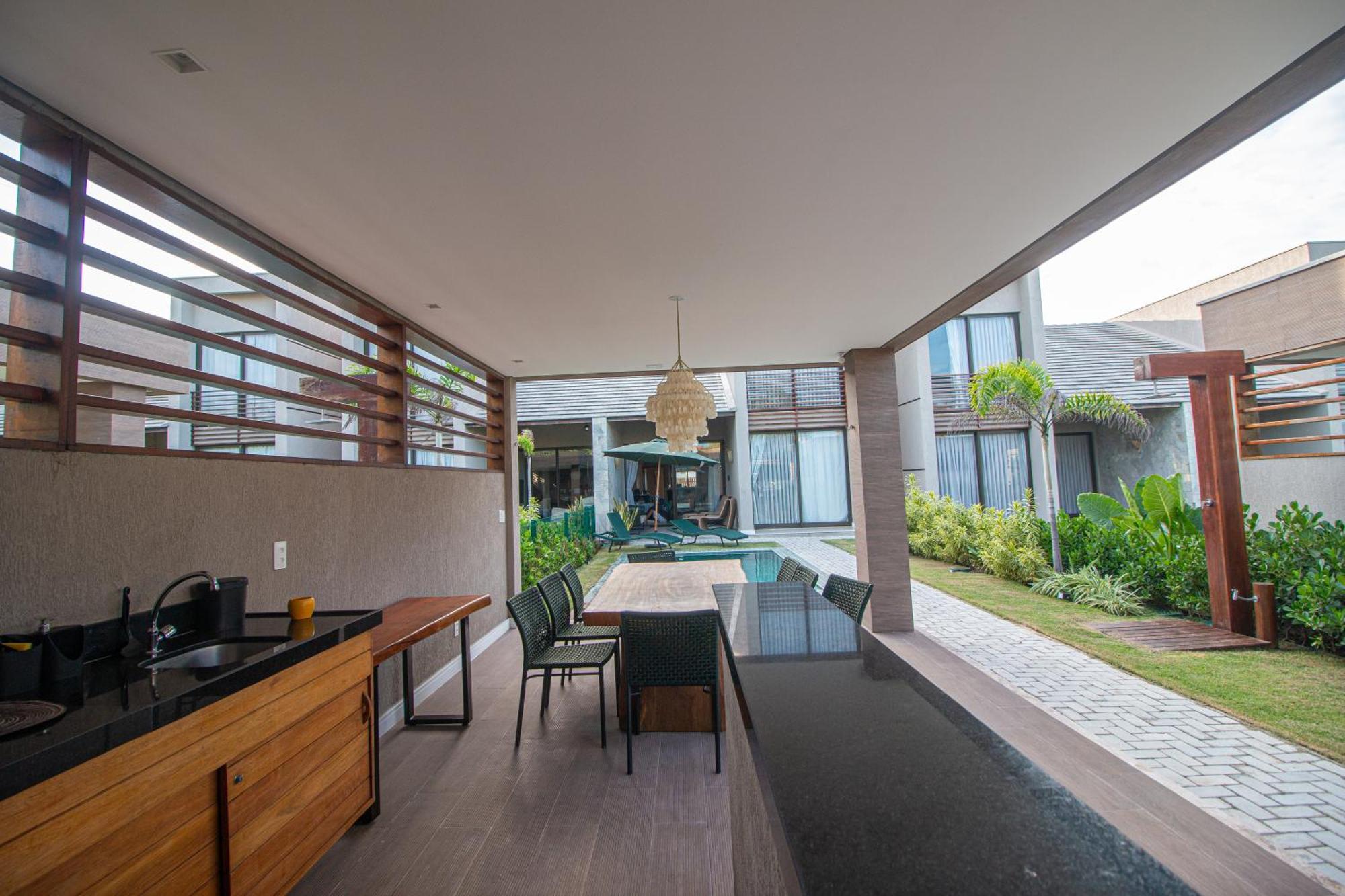 Casa Alto Padrao Beira Mar Ao Lado Do Zorah Beach Trairi - Flecheiras Флешейрас Экстерьер фото