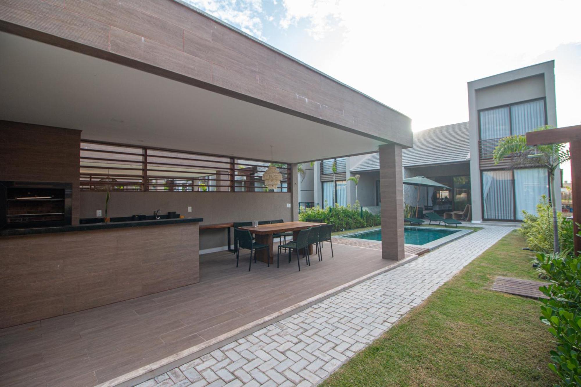 Casa Alto Padrao Beira Mar Ao Lado Do Zorah Beach Trairi - Flecheiras Флешейрас Экстерьер фото